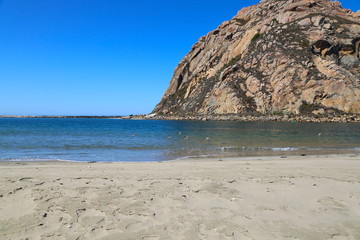Morro Rock from Morro Bay Island