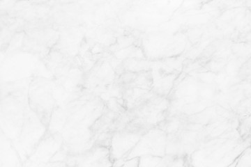 Obraz na płótnie Canvas White marble patterned texture background for design.