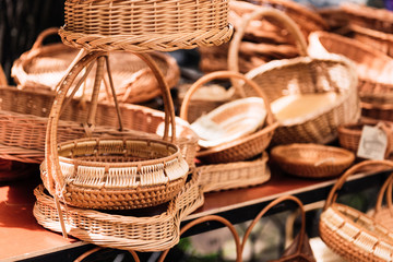 baskets for sale in the market