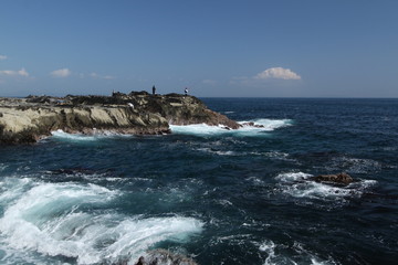 三浦・岩礁のみちの風景