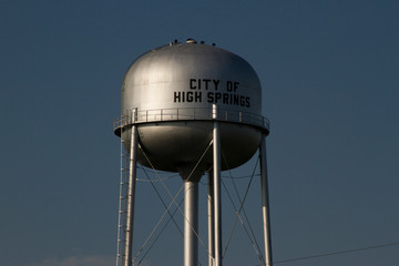 City of High Springs  Florida water tower