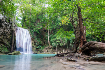 Erawan waterfall in Kanchanaburi