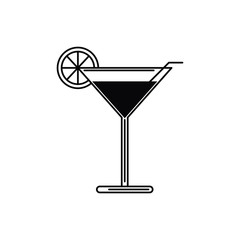 cocktail drink vacation travel icon