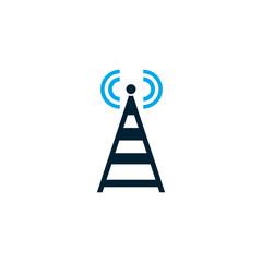 Isolated network tower icon vector design