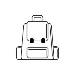 backpack equipment vacation travel icon