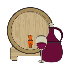 wooden barrel icon