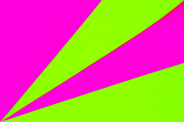 Trendy bold color duotone neon background in pink and green with place for text