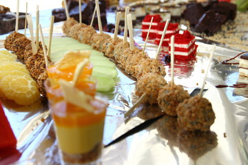 buffet with sweets