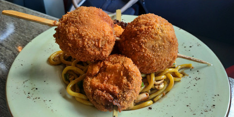 balls of food