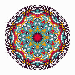 Ornament beautiful pattern with mandala illustration