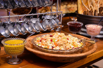 food in restaurant