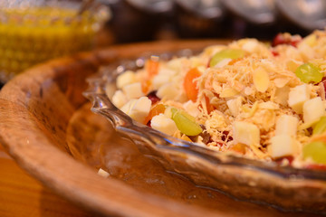 rice with meat and vegetables