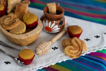 cute mini bread mexican sweet bakery clay pots