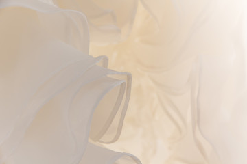 Obraz premium Details of the bride dress fabric and beautiful embroidery wedding concept used as a background for illustrations