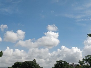 Obraz premium blue sky and clouds