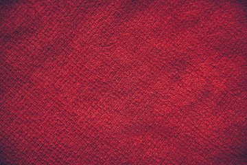 Background of red fabric close range with space for a message.