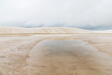 White Sands Monument After Rain 