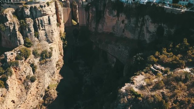 Aerial video shots from Ronda Spain in 4K