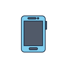 smartphone device technology icon line fill