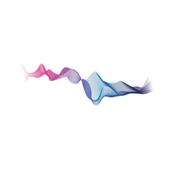 Wave line vector icon