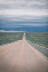 Midwest road to horizon