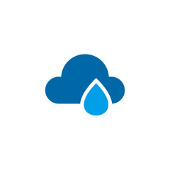 Cloud icon logo design vector template