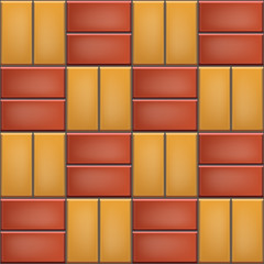 Seamless pattern of cobblestone pavement