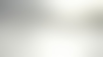 Fototapeta premium Silver bright lens flare blur background. White grey empty template. Defocus silhouette pattern.