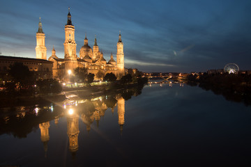 Obraz premium night city with its lights