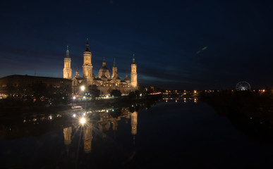 Obraz premium night city with its lights