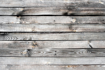 Obraz premium Background of old wooden planks, close up.