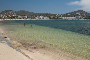 Cala Talamanca Beach and Bay. Ibiza, Spain