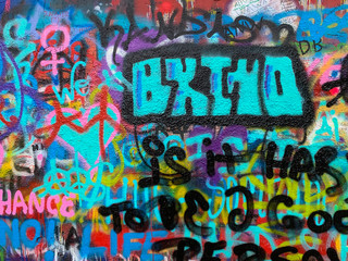 Graffiti Filled Wall