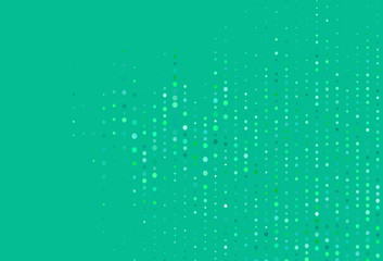 Light Green vector template with circles.