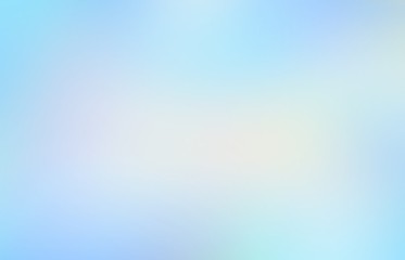 Gleaming azure blue cool background. Defocus pattern. Winter holiday simple decoration. Cold sky.