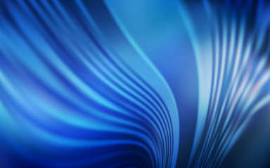 Light BLUE vector background with bent lines. A shining illustration, which consists of curved lines. New composition for your brand book.