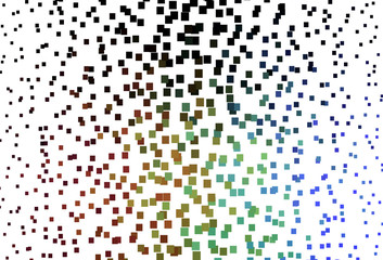 Light Multicolor vector texture in rectangular style.