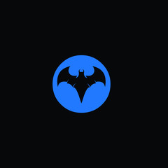 O letter Bat logo icon vector