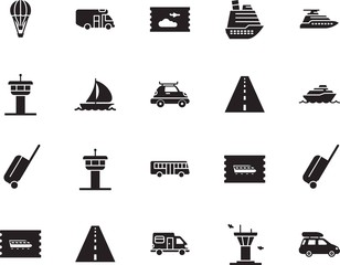 holiday vector icon set such as: stop, sport, nautical, school, basket, vessel, sail, sailboat, passenger, set, wind, side, bus, fun, yachting, regatta, up, airline, tickets, public, hot, high