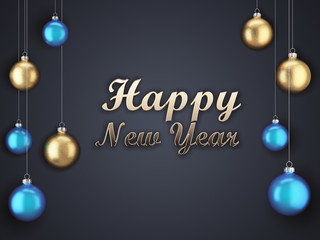 3D Rendering Christmas Card