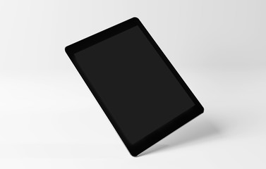 Mock up of a smartphone isolated on a background with shadow - 3d rendering