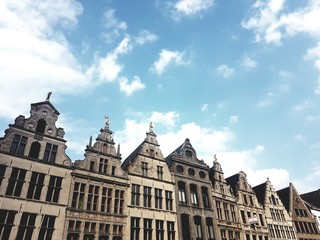 Fototapeta na wymiar old building in brussels belgium