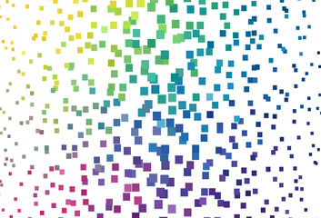 Light Multicolor vector layout with lines, rectangles.