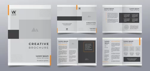 Deurstickers business brochure pages design templates © Veesl Studio
