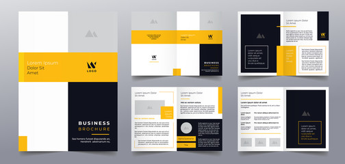 business brochure pages design templates - obrazy, fototapety, plakaty