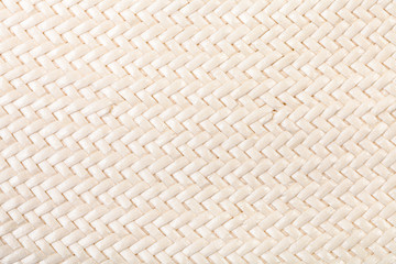 detail of straw hat from polished toyo fibers