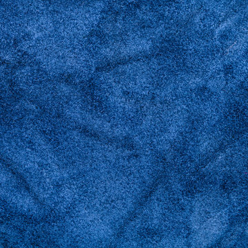 textured square background from blue suede