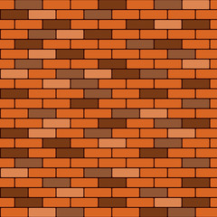 Abstract of brown brick wall background 