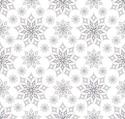 batik star seamless soft silver white