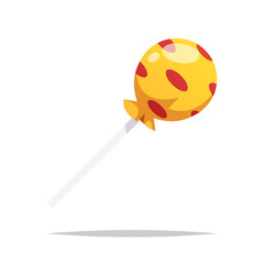 Lollipop candy vector isolated illustration